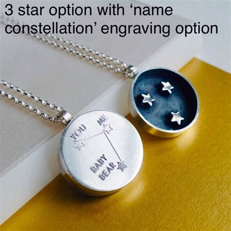 Personalised Sterling Silver Star Constellation Necklace Cari Jane Hakes