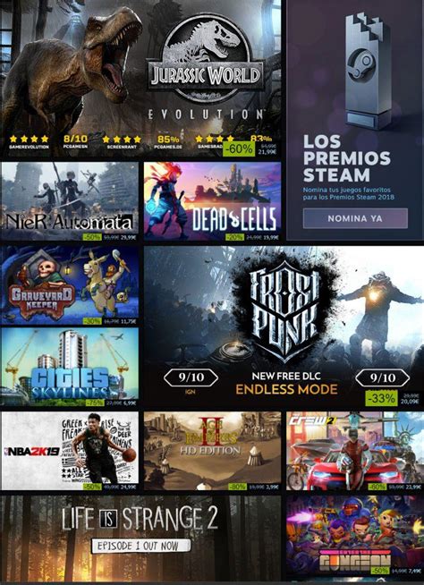 Rebajas de otoño y Black Friday 2018 en Steam rebajas en juegos