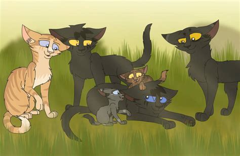 Crowfeather and Family by theDawnmist on DeviantArt