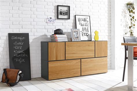 Now By H Lsta To Go Colour Sideboard In Eiche Diamantgrau M Bel