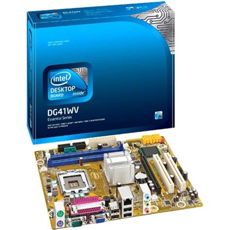 Intel Essential Dg41wv Desktop Motherboard Intel G41 Express Chipset