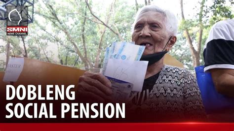 Daan Daang Mahihirap Na Senior Citizen Tumanggap Na Ng Dobleng Social