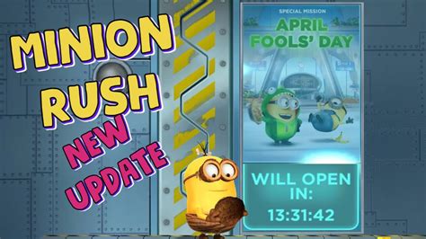 Minion Rush APRIL FOOLS DAY New Special Mission Soon New Update