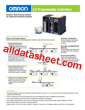 Cs W Cn Datasheet Pdf Omron Electronics Llc