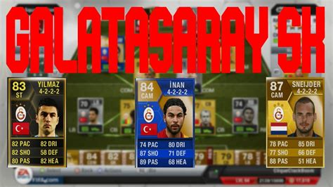 FIFA 13 L Galatasaray SK Squad Builder FT TOTS Inan IF Yilmaz EP