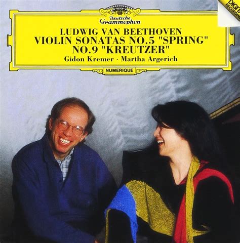 Beethoven Violin Sonata By Kremer Vn Argerich Pf Amazon Co