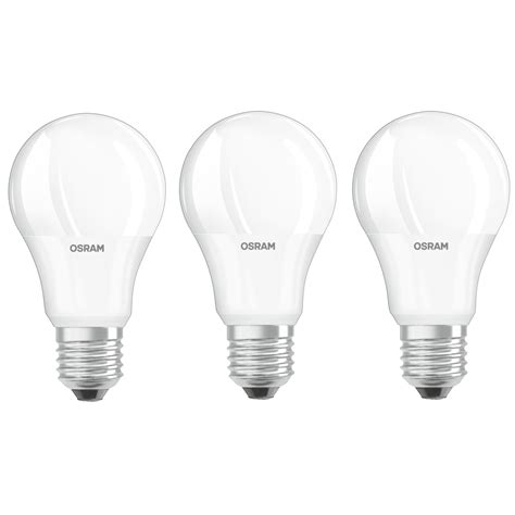 Set 3 Becuri Led Osram Base Classic A60 E27 8 5w 60w 806 Lm