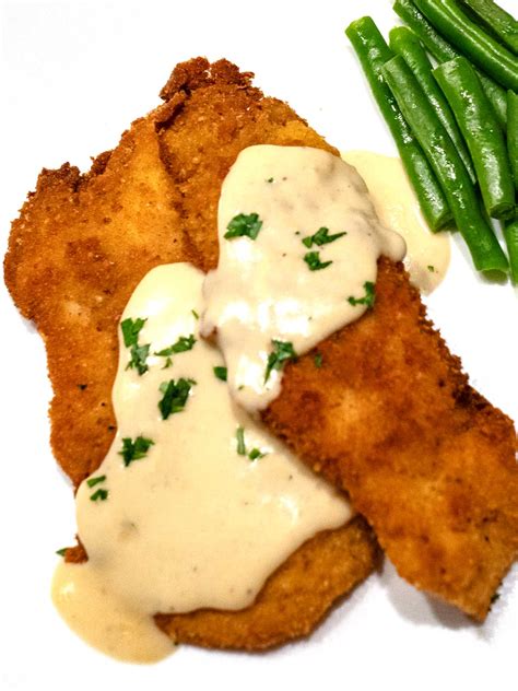 Chicken Schnitzel With Mustard Cream Sauce Pudge Factor