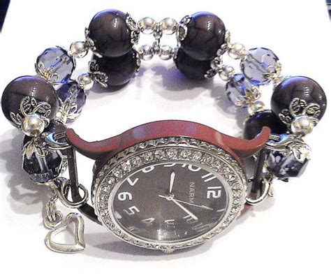 Beaded Chunky Watchband Bracelet Interchangeable Stretchy Etsy