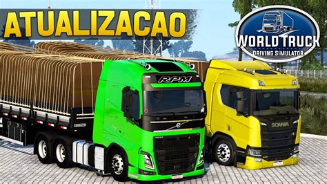 Atualização World Truck Driving Simulator NOVO VOLVO FH E OFICINA