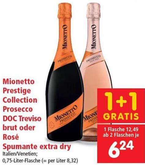 Mionetto Prestige Collection Prosecco Doc Treviso Brut Oder Ros