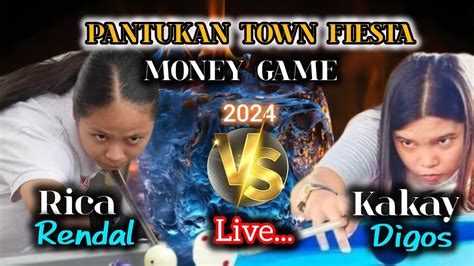 Rica Rendal Kakay Digos Ten Ball Money Game Babaeng Tirador Youtube