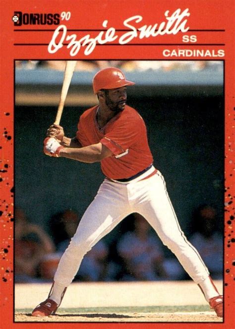 Ozzie Smith Donruss Series Mint Card Minted Card Baseball