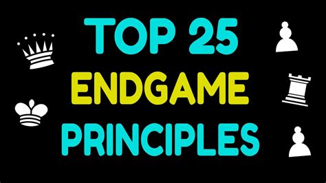 Top 25 Chess Endgame Principles Endgame Concepts Ideas Basic Chess