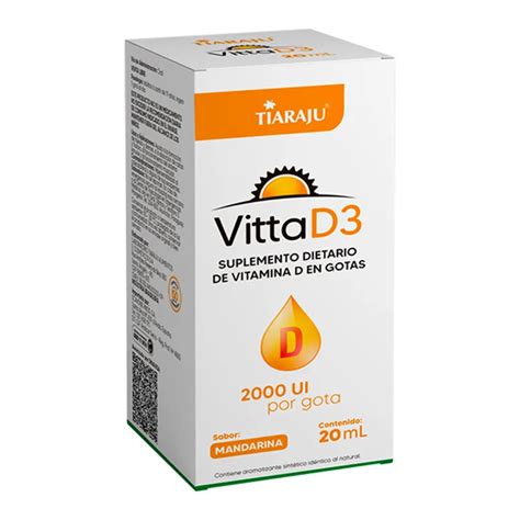 VIT D3 GOTAS 20ML TIARAJU Ofertas Y Descuentos De VIT D3 GOTAS 20ML