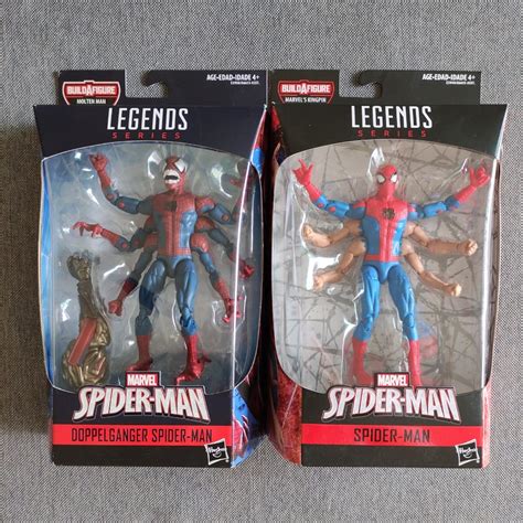 Marvel Legends Doppelganger Spider Man And Spider Man Arms