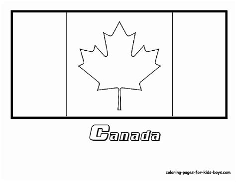 Canada Flag Coloring Page Fresh Canada Flag Coloring Book Sheet Culture