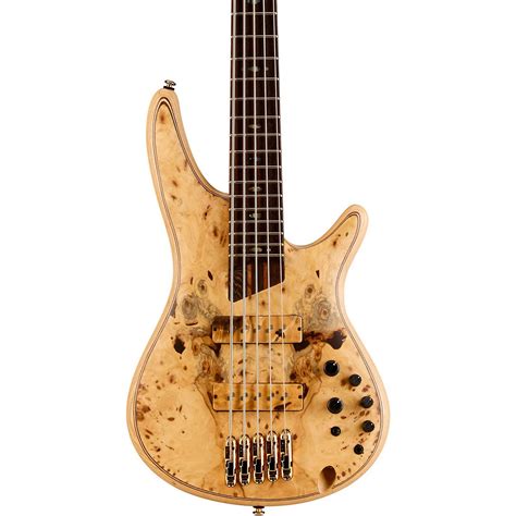 Ibanez Sr5bbltd Premium Buckeye Burl Top With Nordstrand Pickups 5 String Electric Bass Guitar