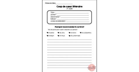 Coup de coeur littéraire