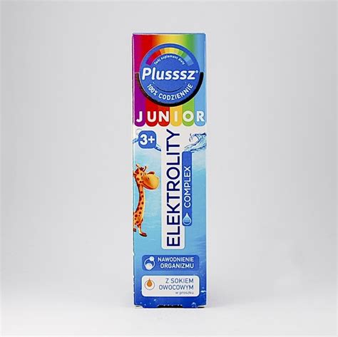 Plusssz Junior Elektrolity Complex Tabletek Musuj Cych A