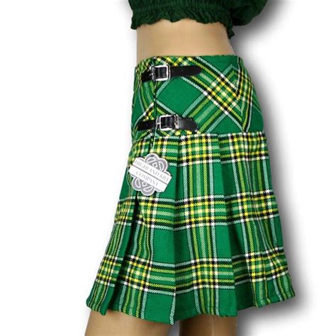 Womens Scottish Tartan Mini Kilt Fun And Cute Kilted Skirt Highland