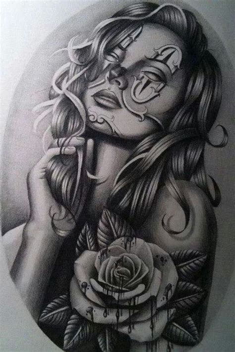 Chicano Art Chicano Tattoos Chicano Art Tattoos Chicano Drawings