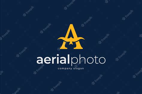 Premium Vector Aerial Photo Logo Template