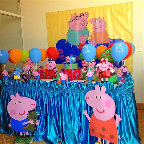 SoAlegria Decoração de Festas Infantis Decoração pepa pig e