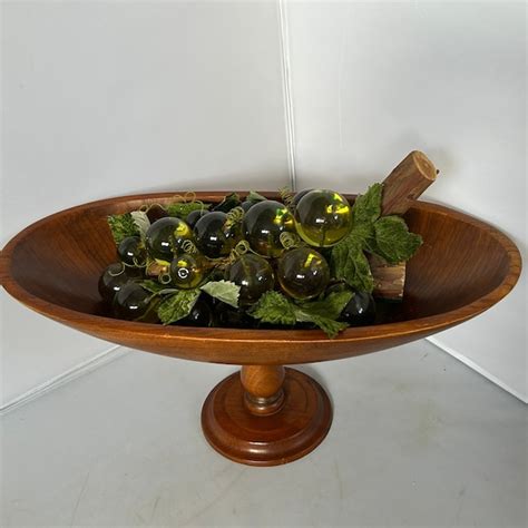 Pedestal Fruit Bowl Etsy