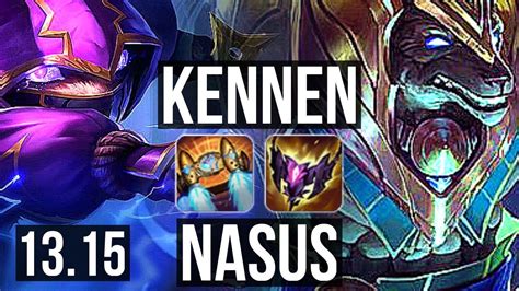 KENNEN Vs NASUS TOP 8 0 2 Rank 6 Kennen 1 9M Mastery 900 Games