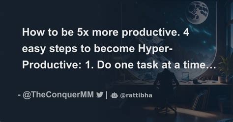 How To Be 5x More Productive 4 Easy Steps To Become Hyper Productive المسلسل من