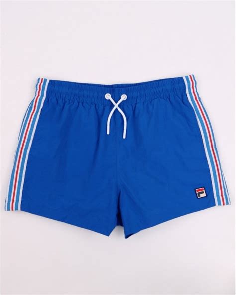 Fila Vintage Grant Taped Swim Shorts 80s Casual Classics