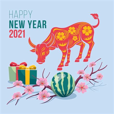 Free Vector Flat T T Vietnamese New Year