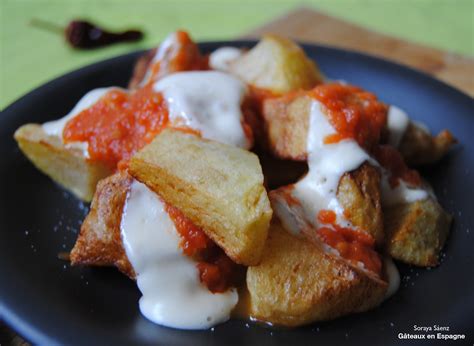 G Teaux En Espagne Des Patatas Bravas Une Tapa Espagnole D Licieuse