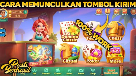 Cara Memunculkan Tombol Kirim Higgs Domino Tutorial Agar Muncul