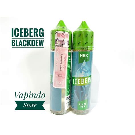 Jual ICEBERG BLACK DEW BY HEX JUICE 60ML PREMIUM E LIQUID VAPE VAPOR