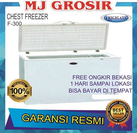 Jual FRIGIGATE F 300 CHEST FREEZER BOX 300 L LEMARI PEMBEKU 300 LITER