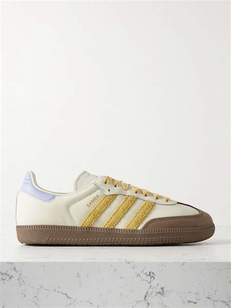 ADIDAS ORIGINALS Samba OG Suede Trimmed Leather Sneakers In 2024