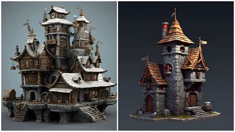 ArtStation - +230 Stylized Viking Architecture Concept(4k) | Artworks