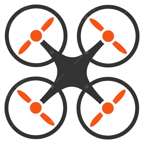 Icono De Nanocóptero Aire Drones Transporte PNG dibujos Helicóptero