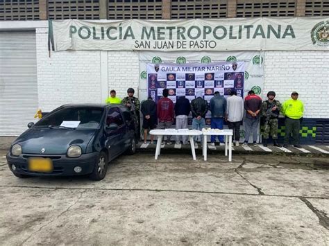 Capturados en Nariño siete presuntos integrantes del grupo