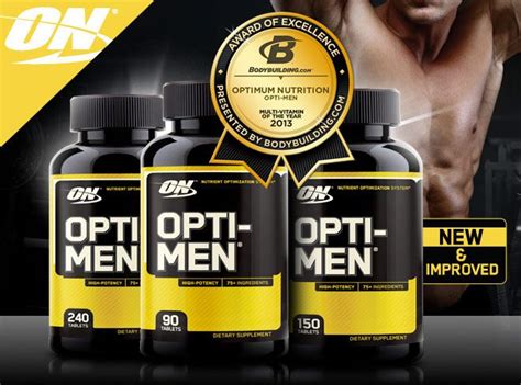 Optimum Nutrition Opti Men Multivitamin For Men Optimum Nutrition