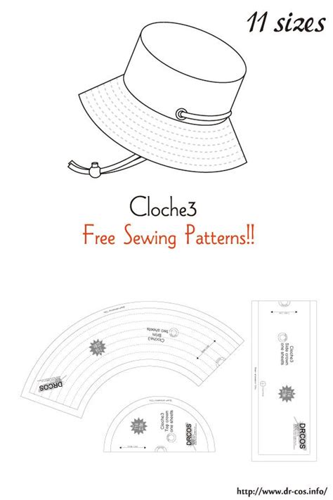 Printable Fedora Hat Pattern