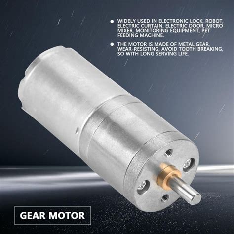 Ga V Metal Gear Low Speed High Torque Motor Rpm Rpm