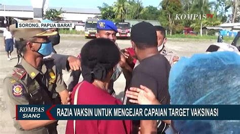 Sejumlah Nakes Di Sorong Terjaring Razia Vaksin Karena Tak Bisa