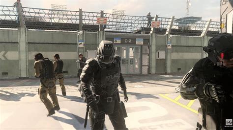 Escaping From The Atlas Facility Captured Call Of Duty Advanced