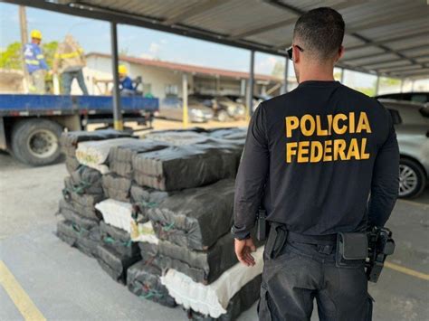 PF faz maior apreensão de cocaína da história do AM 4 toneladas foram