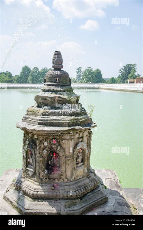 Siddha Pokhari Bhaktapur Stock Photo Alamy