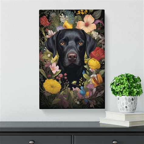 Marlow Home Co Labrador Retriever Rococo Wrapped Canvas Art Prints