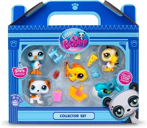 Littlest Pet Shop Pack 5 Colecionador 61 A 65 Livraria ZÉ